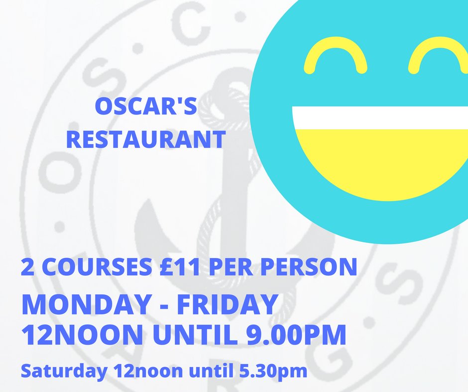 BrisbaneHouse's tweet photo. Oscar's Restaurant at Brisbane by the Sea....01475 687200 https://t.co/TPYqjJqlf9
