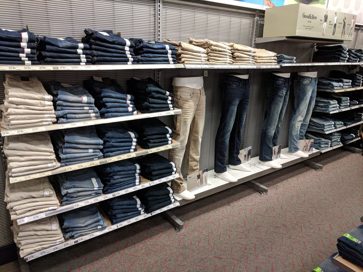 Getting men's denim back to brand is a quiet morning well spent 👖✨✨ #targetstyle #VMTL