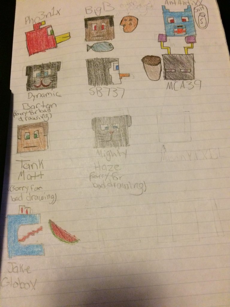 Edawg1023's tweet photo. Here’s some fan art....Sorry barton and haze that your all’s look the same @webecomplex @DynamicBarton @AntAntixx @tank_matt @Bigbst4tz2 @SB_737 @it_mercury3 @JakeGlobox @hayes_hayes3 https://t.co/TNOSxmthB0