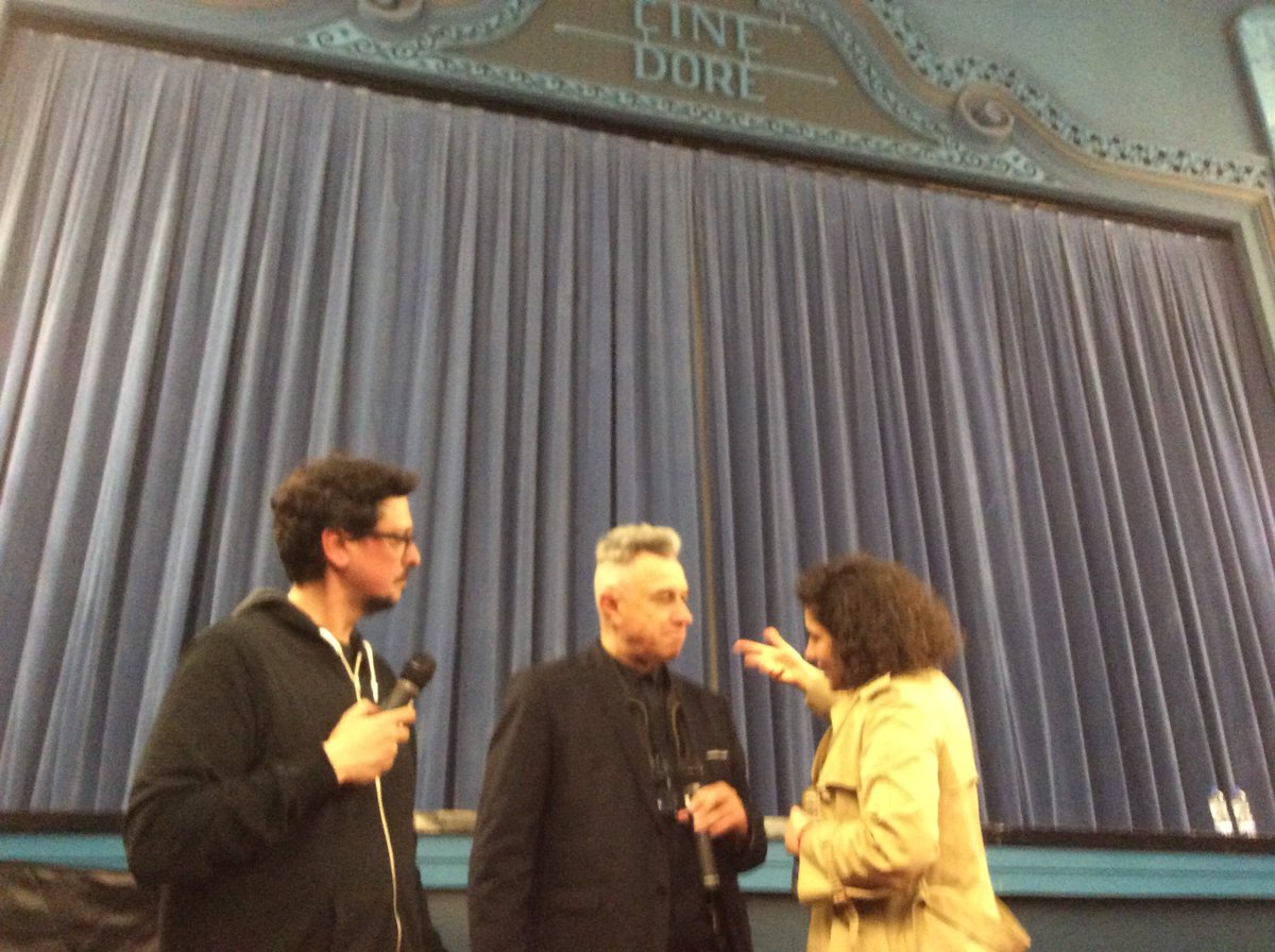 criticademonica's tweet photo. Esta noche con F.J. Ossang en la Filmoteca Española. #9Doigts https://t.co/7uq3XTZSKz