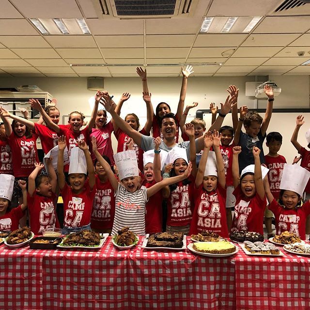 tim_ong's tweet photo. Grateful for every junior home chef that attends camp another fantastic week and only 8 weeks till summer 💪 #superchefsg #campasia #kidscamp #kids #juniorchef #holidaycamp #grateful #gratitude #bringonsummer #lovewhatido #lunch https://t.co/fbJ93xIffw https://t.co/130G31VfX5