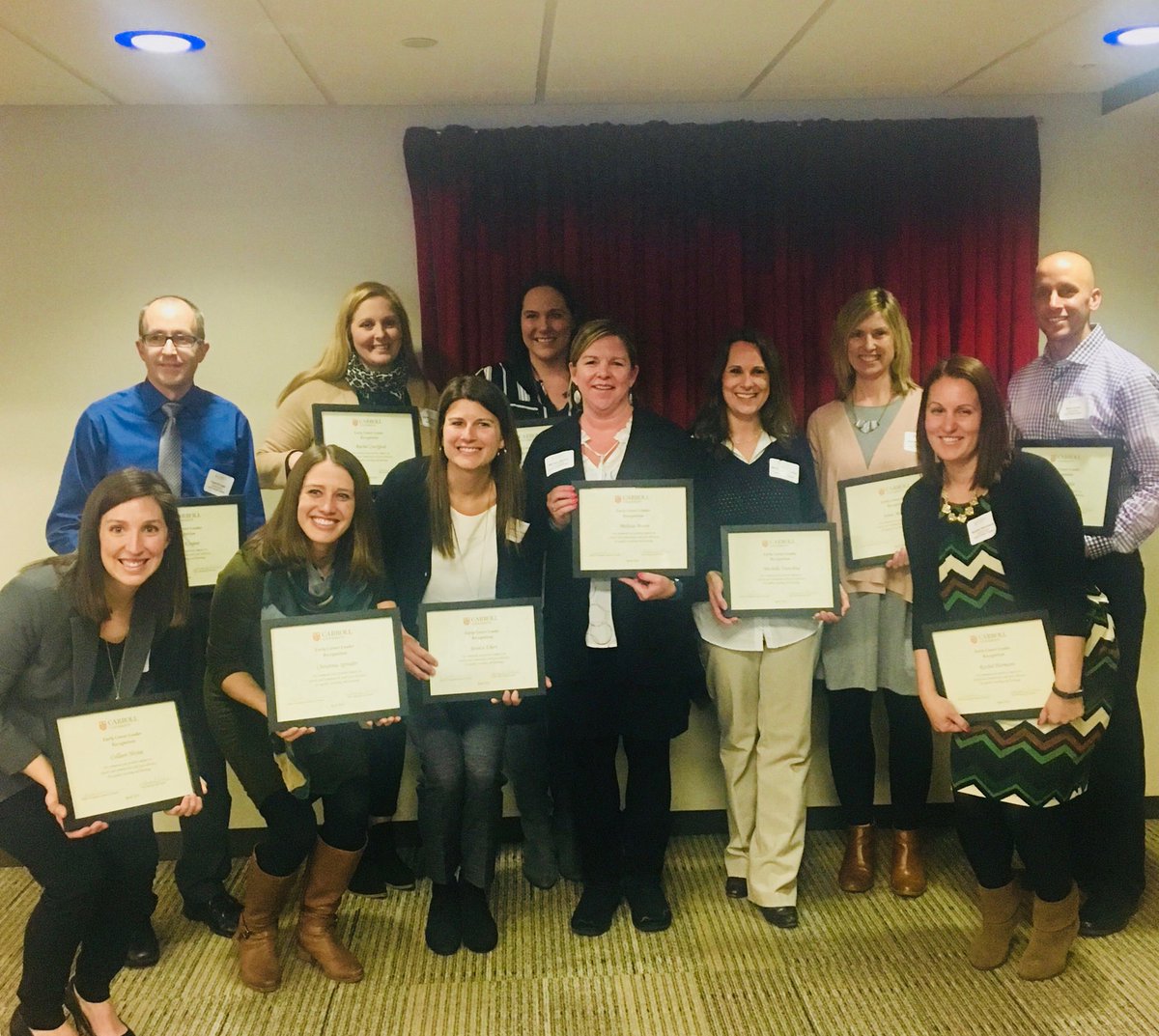mmoore4646's tweet photo. Memorable night to celebrate Promising Pioneer Awards! Thankful to work w amazing leaders!! Congrats Jason Smith on being selected! #sdw @CarrollUEduDept @MichelleTranchi @JamieMartinson1 @BrianSchlei @rachhermann @lindseymoorewi @csprades @SDW4K https://t.co/AS7ZF13wg0
