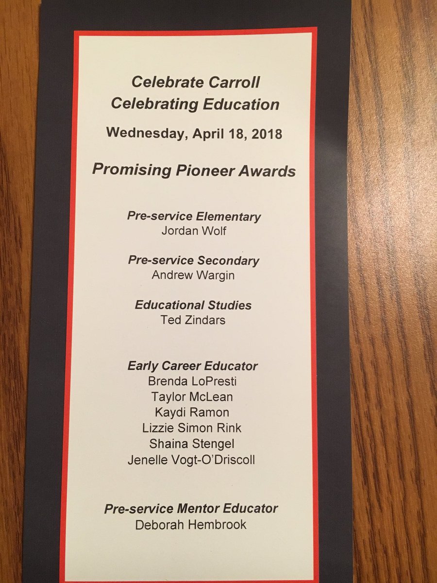 mmoore4646's tweet photo. Memorable night to celebrate Promising Pioneer Awards! Thankful to work w amazing leaders!! Congrats Jason Smith on being selected! #sdw @CarrollUEduDept @MichelleTranchi @JamieMartinson1 @BrianSchlei @rachhermann @lindseymoorewi @csprades @SDW4K https://t.co/AS7ZF13wg0