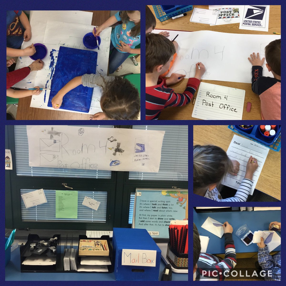 Persuasive Writing during Writer’s Workshop piqued our classes interest in letter writing. They spent the last two days of choice time creating a classroom post office. <a href="/CopperHillES/">Copper Hill</a>  <a href="/FlemRarSchools/">FlemRarSchools</a>