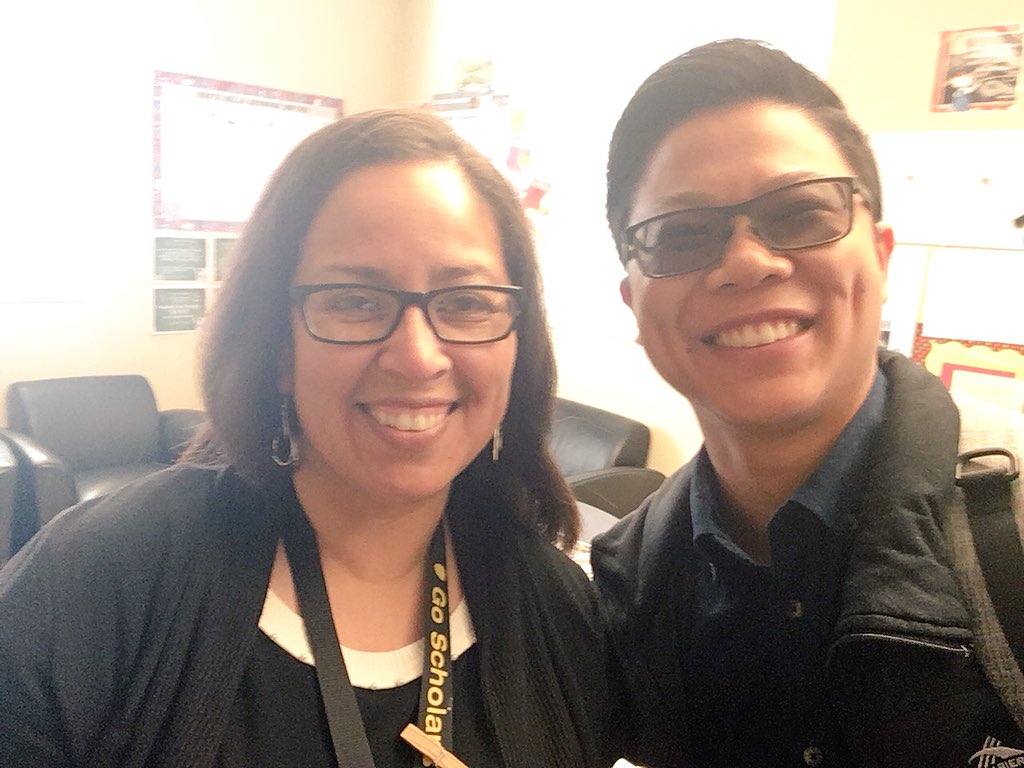KennethLCho's tweet photo. #ISotW is @ClementinaPanto ! She’s been helping the little Kinders grow & making sure they’re learning their fighti- I mean high frequency words!😂😂 Go Giants!!! #alisalstrong #3RScholars https://t.co/Q1iDqFCcfx