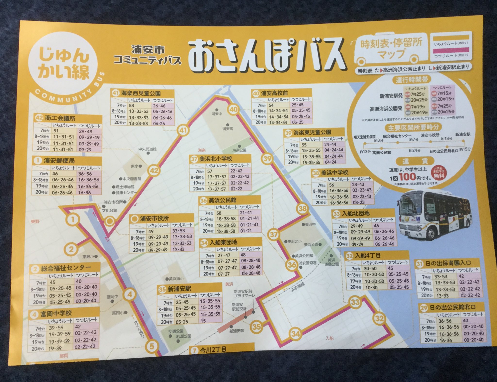 路線図コム En Twitter 浦安市コミュニティバス おさんぽバス 路線図 路線図中に各バス停の時刻表が記載されています 路線図コム En Twitter 浦安市コミュニティバス おさんぽバス 路線図 路線図中に各バス停の時刻表が記載されています