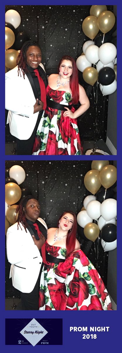 #SecondChanceProm with #OutYouth was just perfection! We felt so loved and embraced by our beautiful, radiant community! ♥️⭐️♥️#NightToRemember #prom2k18 #2ndChanceProm #swirlcouple #LGBTQlovers #lgbtqmarriage
