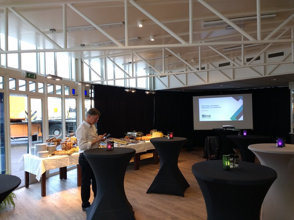 DickvdSchans's tweet photo. Klaar voor afsluiting campagne #meetellenmeedoen  Presentatie ideeën van Haagse bewoners op maatschappelijke thema's. #xtra https://t.co/rvDY7LLrPq