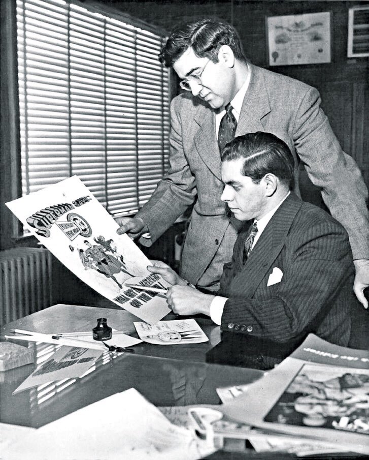 Thank you Jerry Siegel and Joe Shuster for creating Superman and making the world a brighter place. #happy80th #superman #westandontheshouldersofgiants #action1000 #actioncomics #dccomics