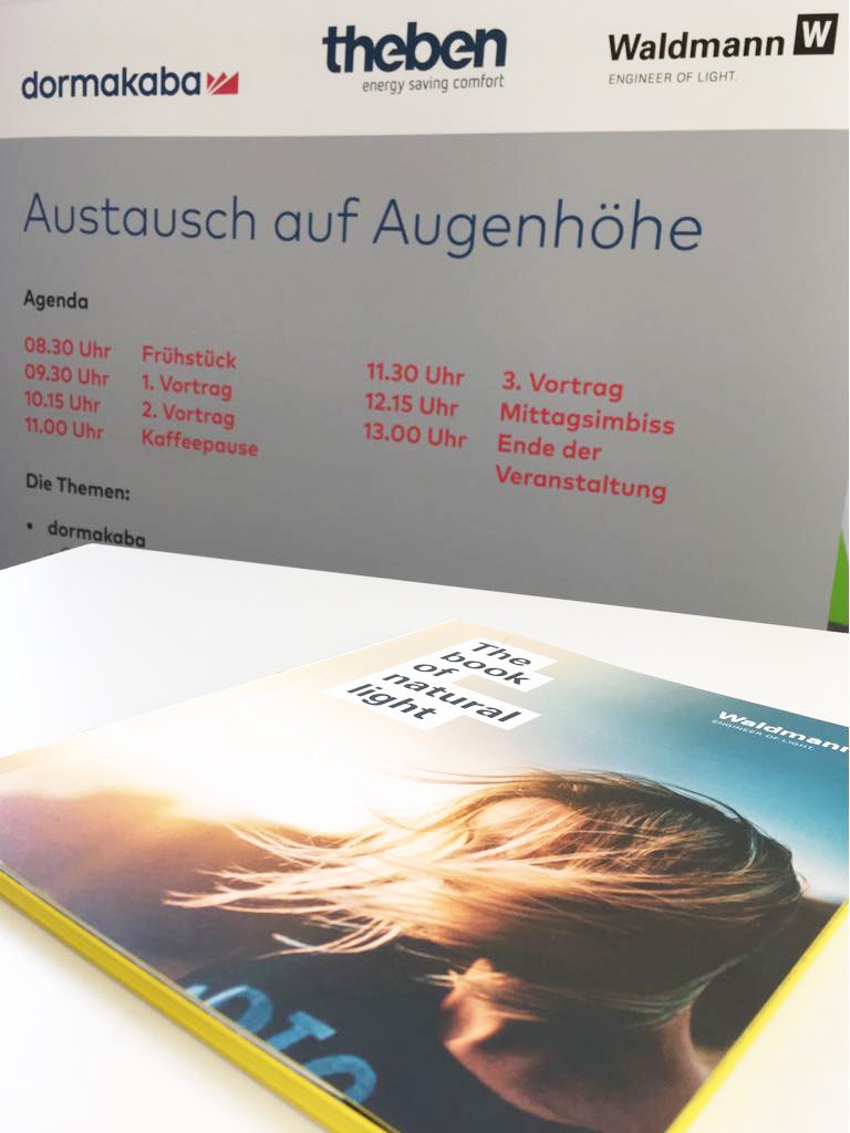 WaldmannGroup's tweet photo. Wir sind bereit für die Besucher der #planerroadshow in Frankfurt. #lighting #socialighting #hcl #biodynamischeslicht #biodynamiclighting #waldmann @dormakabaDE @Theben_AG https://t.co/lAQ4m1bA8J
