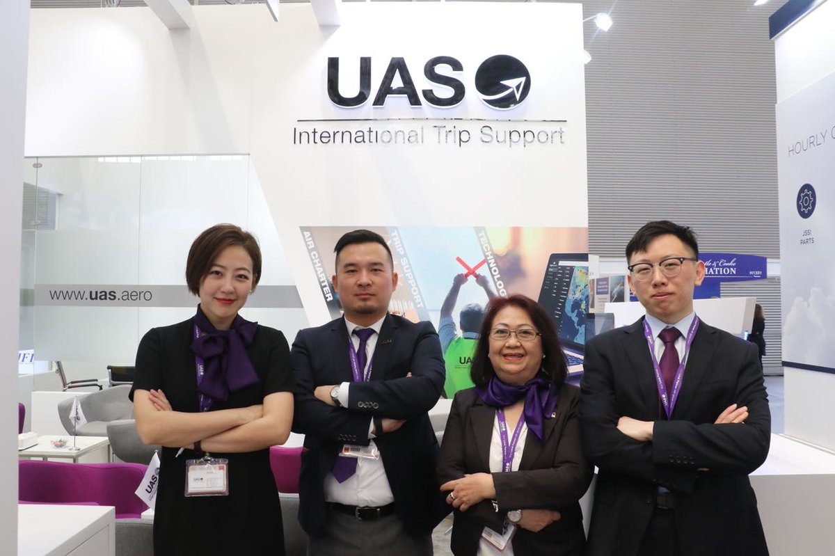 UAS_aero's tweet photo. Want to simplify your global operations? Join #UAS_trip China team at #ABACE18 booth H1222 #aircharter #bizav #tripsupport #flightsupport #bizavworks https://t.co/2z0dxW4arc