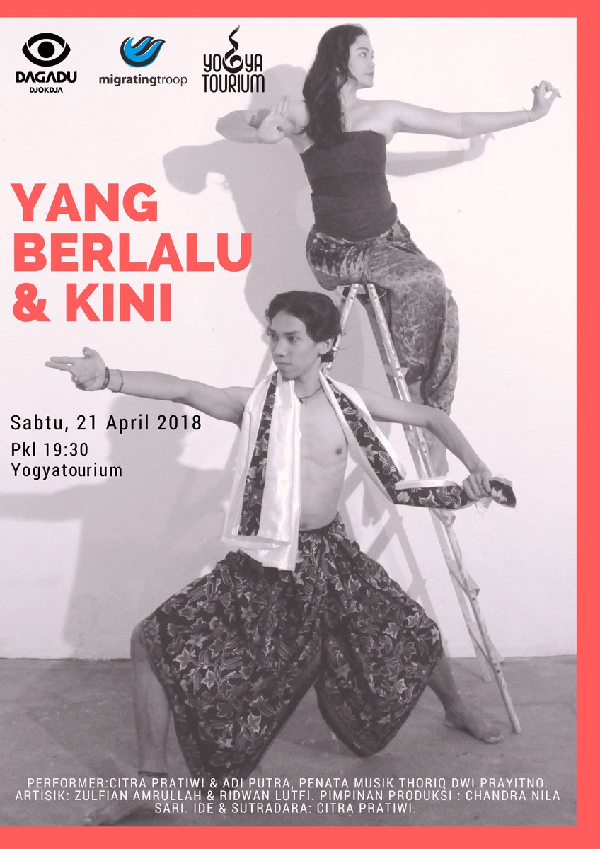jogjaartweeks's tweet photo. Yang Berlalu dan Kini - pertunjukkan  teater tari oleh @Migratingtroop dari kisah Dewi Amba, roman tragisnya dengan Maharesi Bisma. 21 April 2018, 7.30 pm (durasi 60 menit) di Yogyatorium. Cp 082220850123 #JAW2018 #ARTNENGNDI https://t.co/pTUQKIFoTg