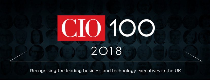 Today’s the day the <a href="/ciouk/">CIO UK</a> #CIO100 is announced! Looking forward to this evening’s event.