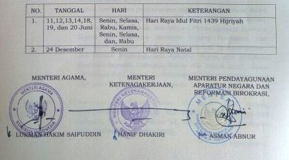 PRFMnews's tweet photo. Resmi! Cuti Bersama Lebaran Ditambah Tiga Hari
https://t.co/uiAydWHJSB https://t.co/Wyp9ZzX7qa