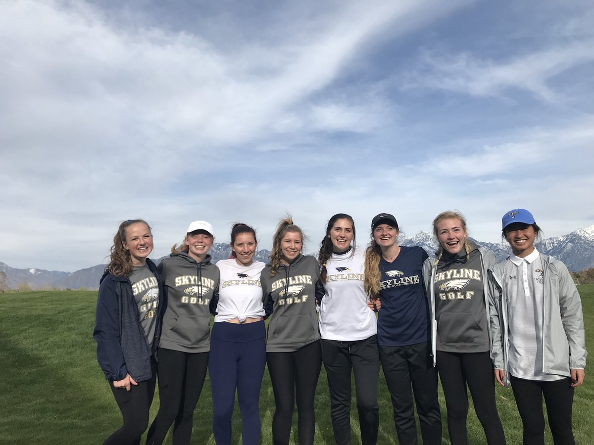 SHSGolfGirls's tweet photo. Your lady eags may have taken the L today but we had fun doing it!! Better watch out for us next tournament bc we comin to win! #thirdplaceisntbad #soarin https://t.co/NRpxQ3CNuA