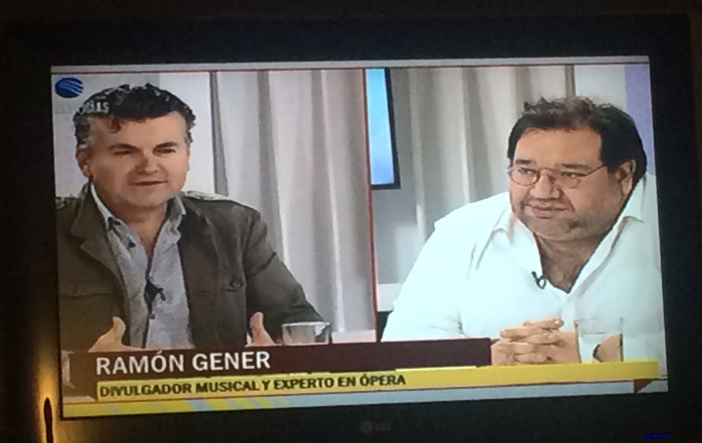 IsaOnate's tweet image. Cuando el conocimiento, la sensibilidad y el carisma confluyen, se nota. Maravilloso @ramongener #SemanaCultura #ThisIsOpera