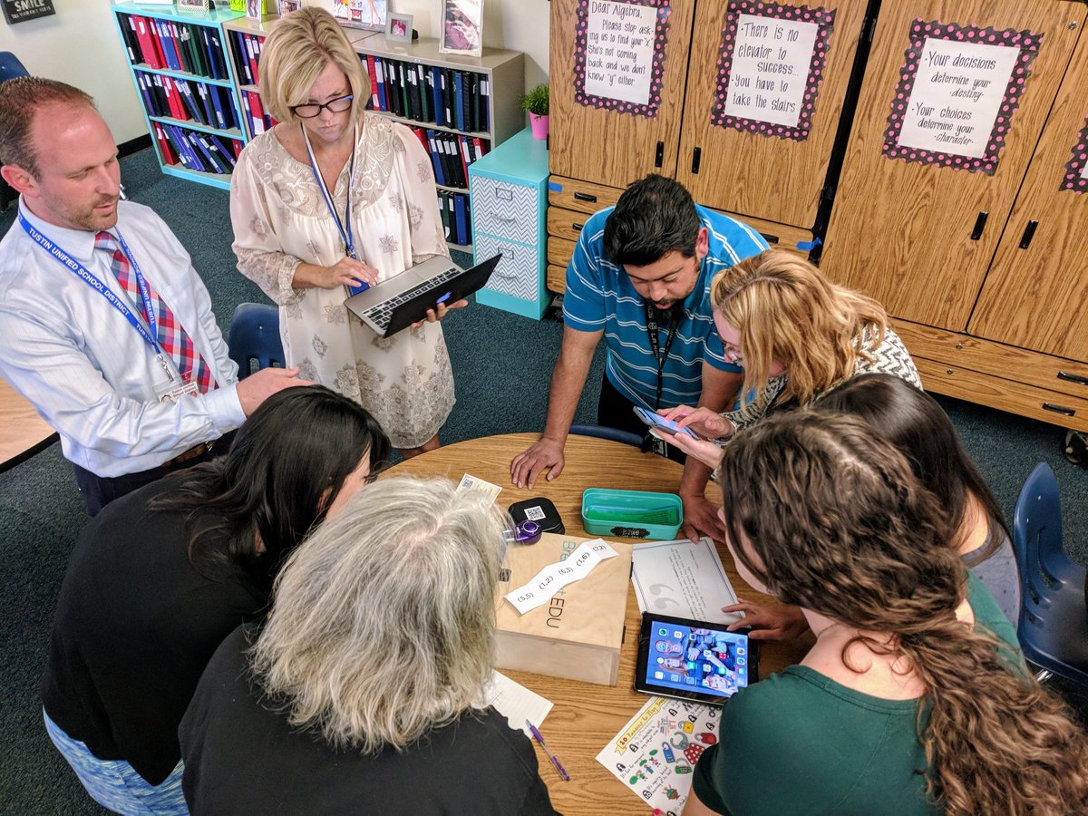 StacyKTweets's tweet photo. Clearly this group isn't engaged at all! 😂 Learning @breakoutEDU w @TUSDschools' @KerrentTech &amp; @SoCalTADL! #bettertogether #PLN #personalizedlearning #TADL https://t.co/vnBKUc01zM