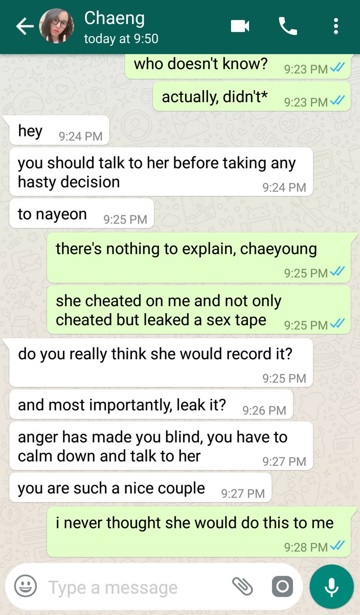 [jeongyeon/chaeyoung] talk to her