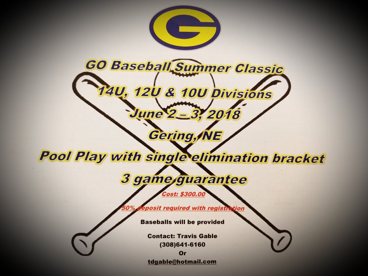 Gering Organized Baseball (Gering_Baseball) Twitter