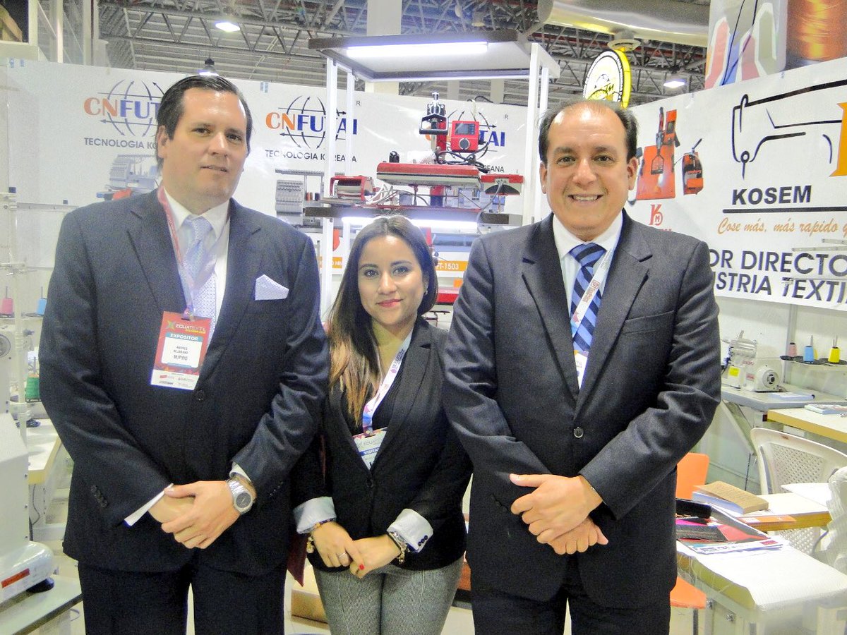 Produccion_Ecu's tweet photo. #Ecuatextil 2018, feria especializada en la industria textil y confección. Reúne 120 expositores entre proveedores de textiles, maquinarias e insumos, 75% nacionales y 35% internacionales. https://t.co/Ej290l3q0A