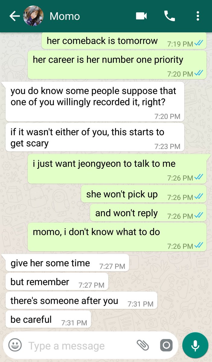 [nayeon/momo] be careful