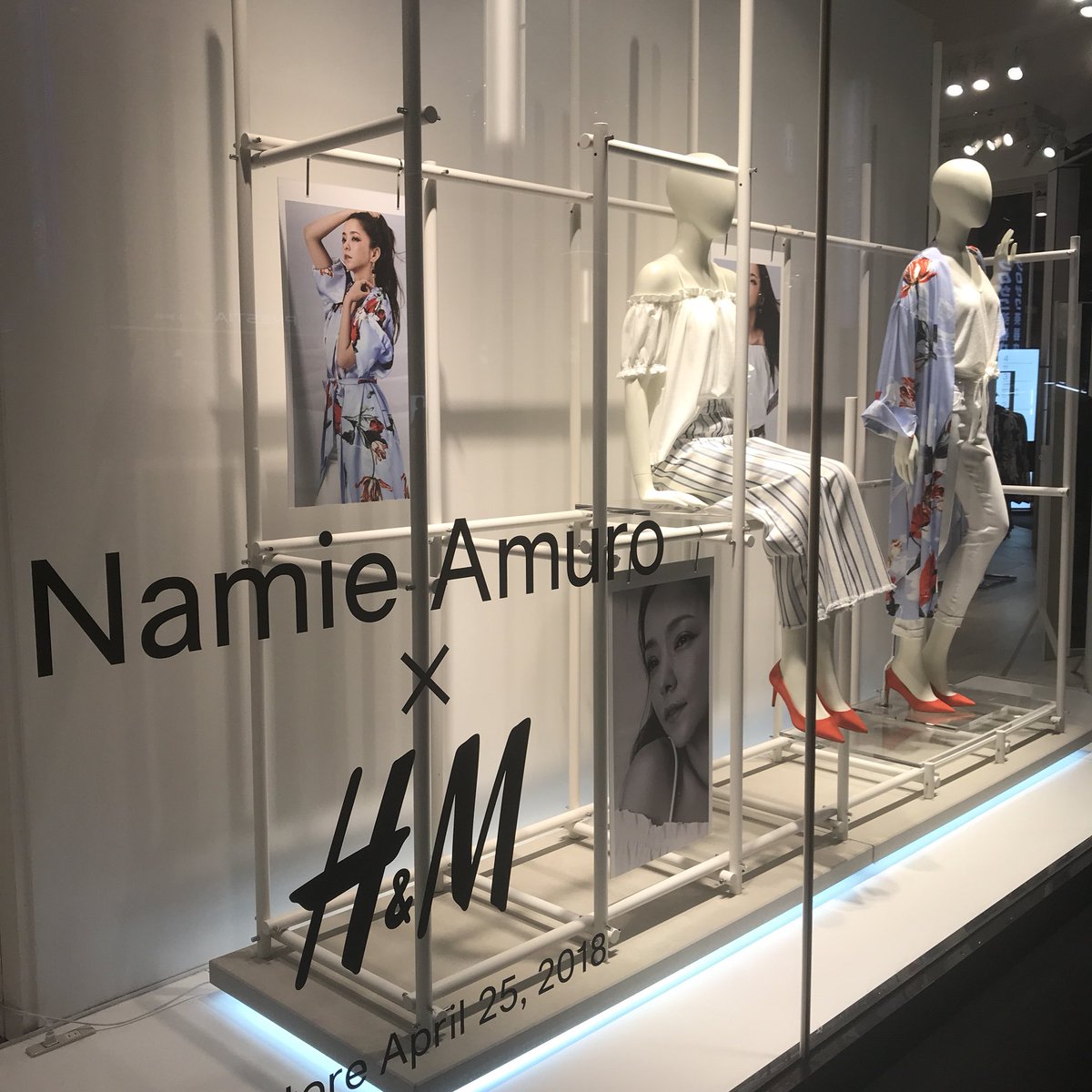 H&M Japan on Twitter "【NEWS】 H&M一部店舗のウインドウで「Namie Amuro x H&M」アイテム着用