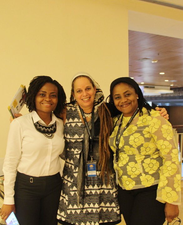 M_AdabaSoyemi's tweet photo. A great pleasure interacting with the dynamic and ever so artistic Dr #Kerida McDonald, Senior Advisor, Communication for Development Section at HQ on moving theatre for development forward as a strong tool for behavior change.
@KeridaMcdonald @adeolaloyo https://t.co/vg2deQrZZS