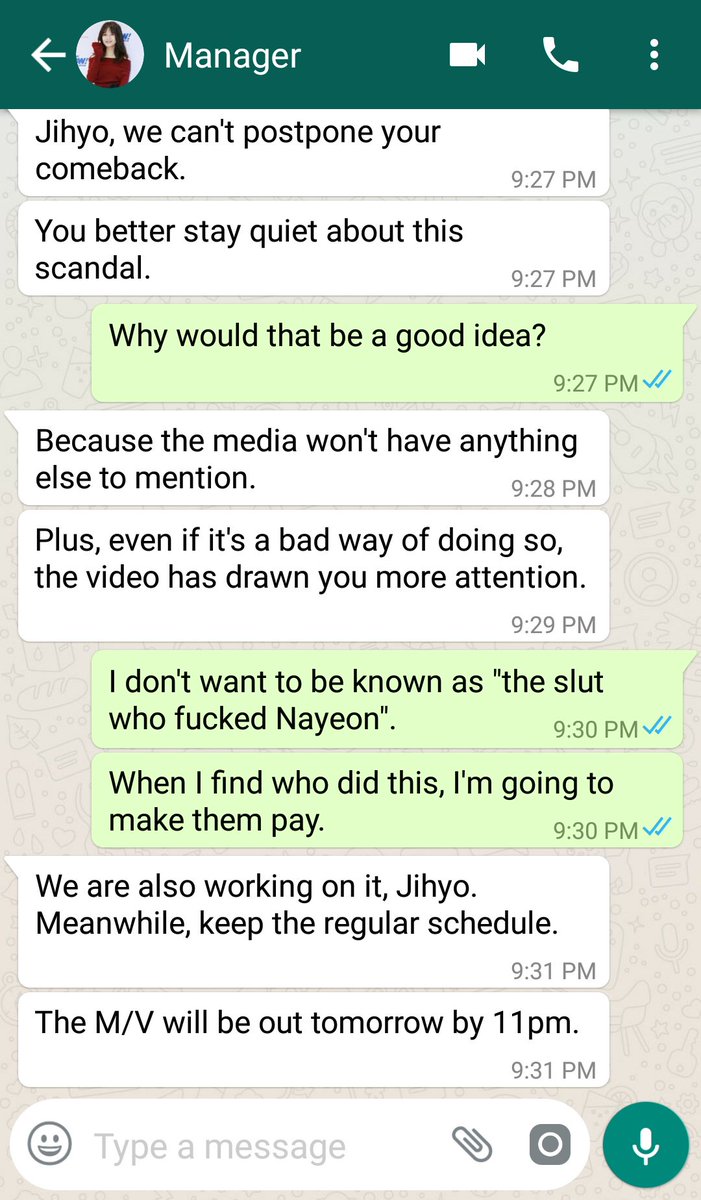 [jihyo/manager] comeback