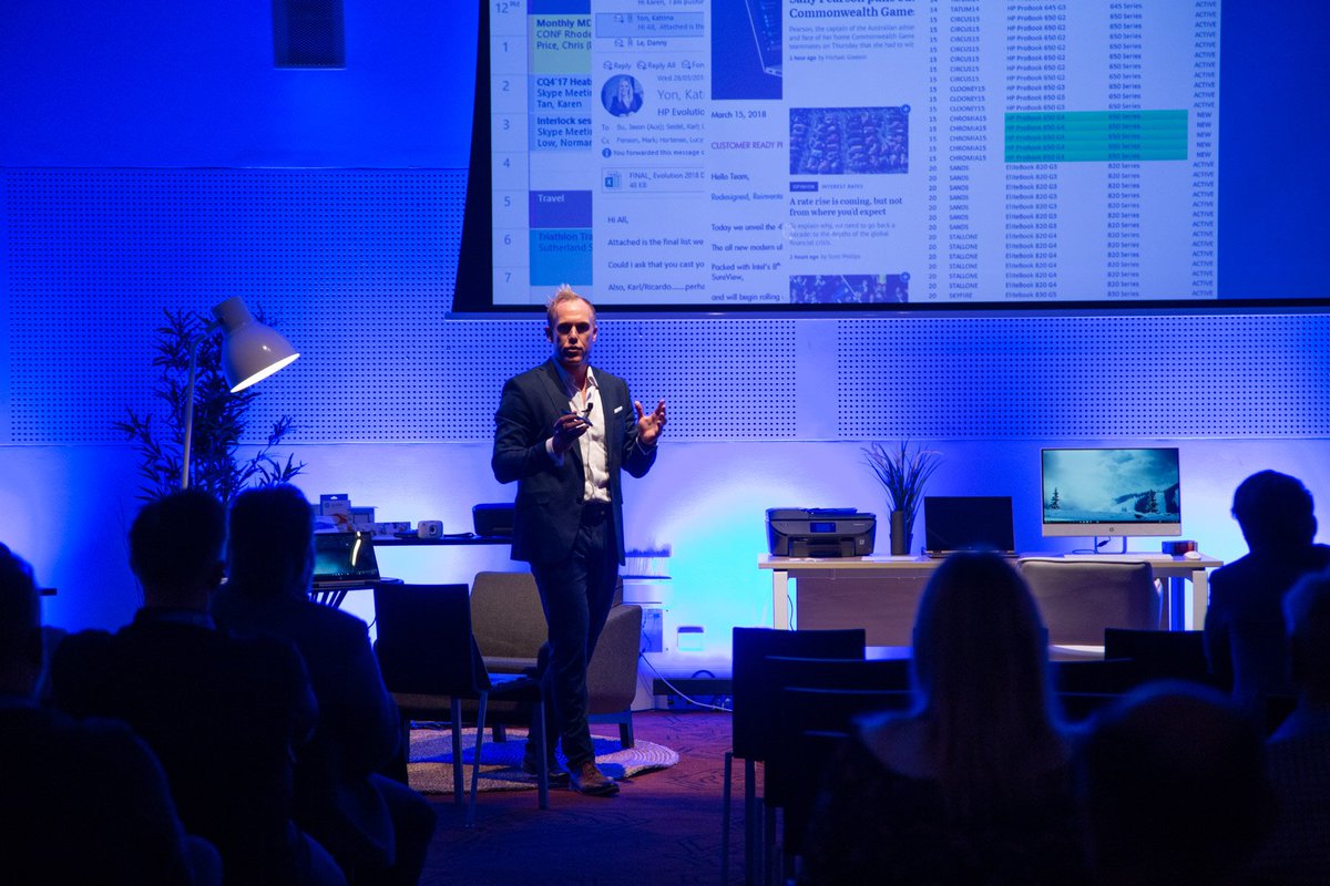 HP_Australia's tweet photo. We're breaking out for the rest of the afternoon. Hear from leaders in tech discuss how to keep up with the current landscape #HPEvolution https://t.co/YLPOJNMOu6