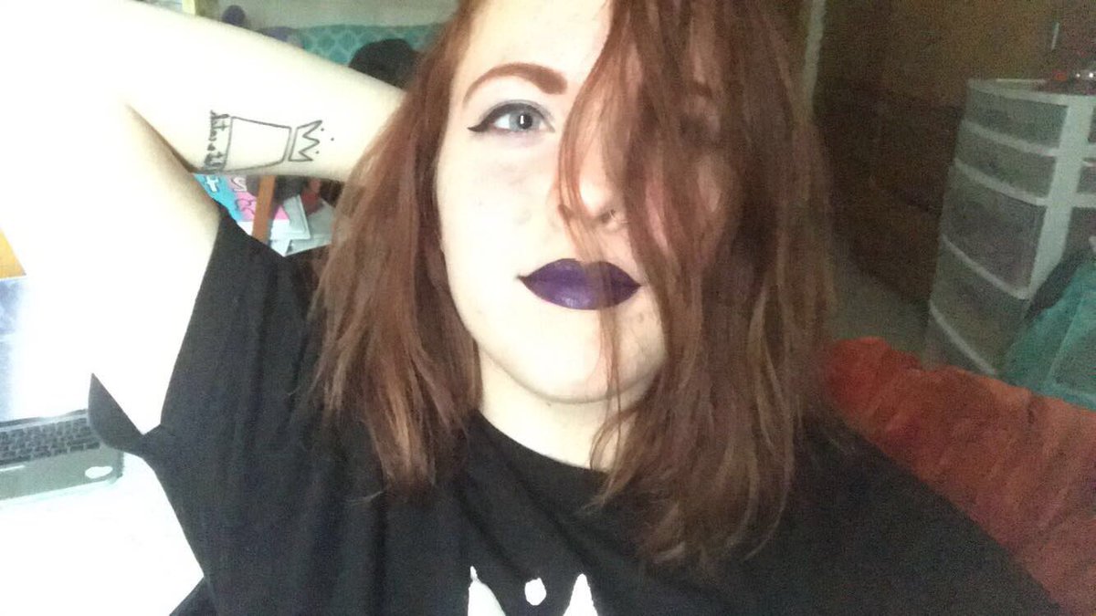 FOBMANIAINDY's tweet photo. When the purple era was first announced, this is what I ran home to do after coincidentally getting my FOB logo tattoo the same day. Have a nice little throwback! -K https://t.co/9Vadd1RrzK