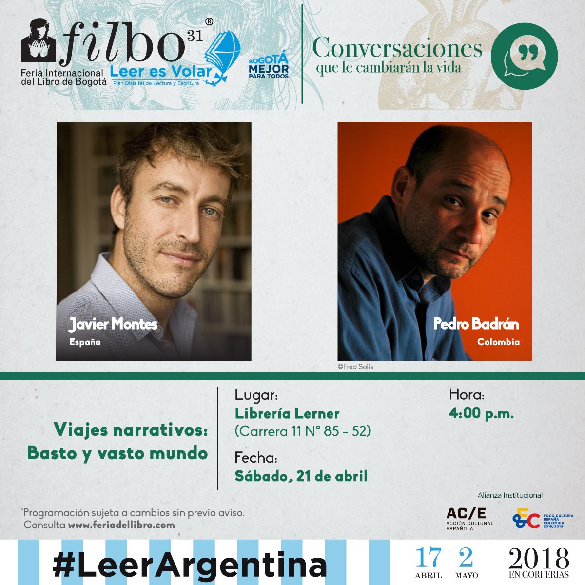 CamLibro's tweet photo. ¡La #FILBo2018 también llega a las librerías de la capital!  Conoce y agéndate con los diferentes eventos  #SentirLasIdeas https://t.co/duoDXimpq0