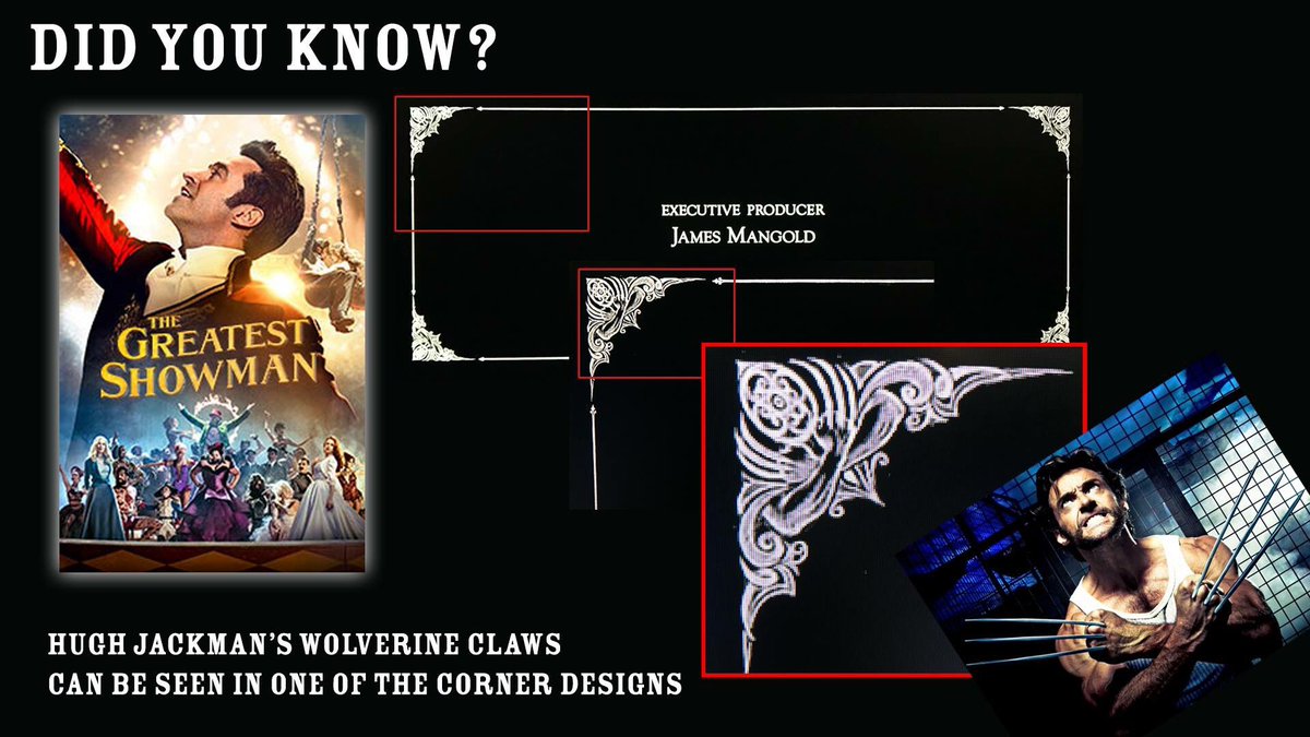 blufoxmedia's tweet photo. Did you know that in one of my now favorite movies "The Greatest Showman" has a special easter egg that calls back to another one of Hugh Jackman's famous roles as Wolverine? https://t.co/XRQRD9eiSR