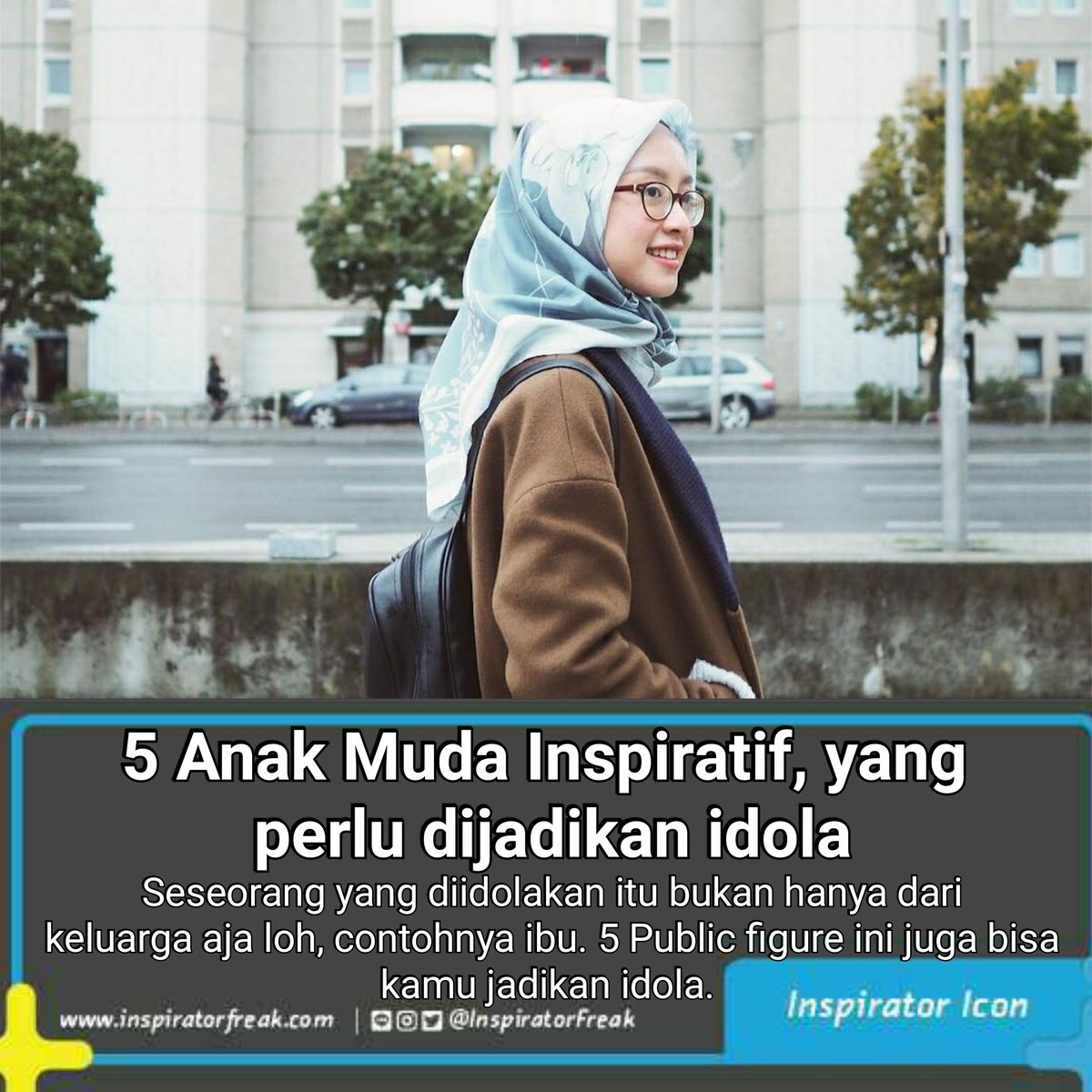 5 Anak Muda Inspiratif, yang perlu dijadikan idola
inspiratorfreak.com/5-anak-muda-ya…  <a href="/isyanasarasvati/">Isyana Sarasvati</a> <a href="/chelseaislan/">Chelsea Islan</a> <a href="/tasyakamila/">Tasya Kamila</a> <a href="/maudyayunda/">Maudy Ayunda</a> <a href="/gitasav/">G</a> <a href="/gitasfreundeofc/">@gitasav fanbase</a>