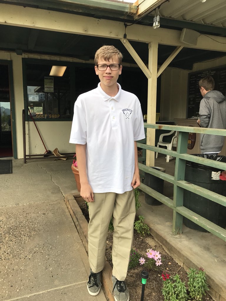 KVHSBroncs's tweet photo. Congratulations to Adam Wood for being the Kern Valley Player of the Match #KVGolf #KVStrong https://t.co/pqmriwVWln