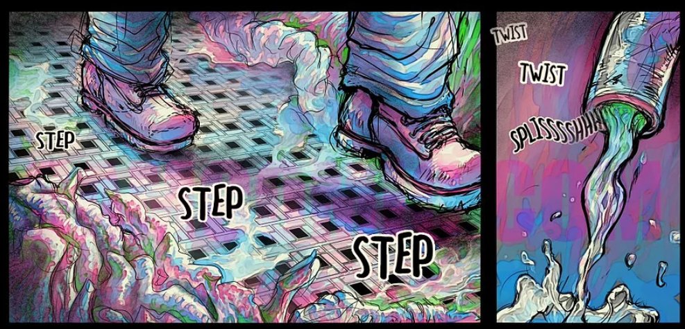 3AMComic's tweet photo. Time to cleanse. Time to heal. New pages are up for https://t.co/9GSn2Wq0y2   Read/Comment/Share all of the pages now and be sure to follow this account for page updates and site announcements. #3AMComic #indiecomics #graphicnovel #horror #spreadthehorror #Eminem https://t.co/OEOYUjsU7K