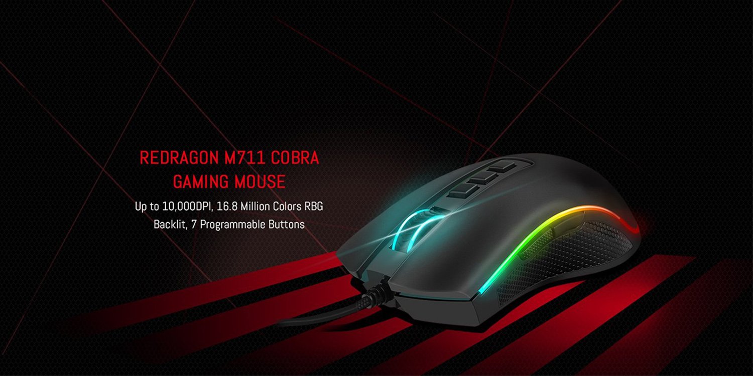 Mouse Redragon Cobra M711 - Redragon Brasil