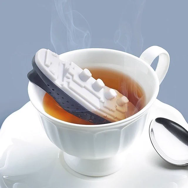 いやいやいやなんかしゃれにならないｗ茶葉抽出用の入れ物がタイタニックｗ