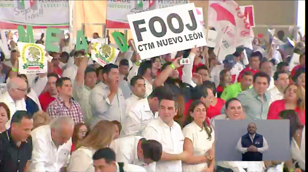foojnl's tweet photo. Los jóvenes cetemistas y @RJM_NuevoLeon con gran entusiasmo y todo el apoyo para nuestro nuestro candidato a la Presidencia de la República @JoseAMeadeK
#NLConMeade #PpPresidente #Meade2018 #FOOJ @Juventud_CTM https://t.co/S6D01XrMtG