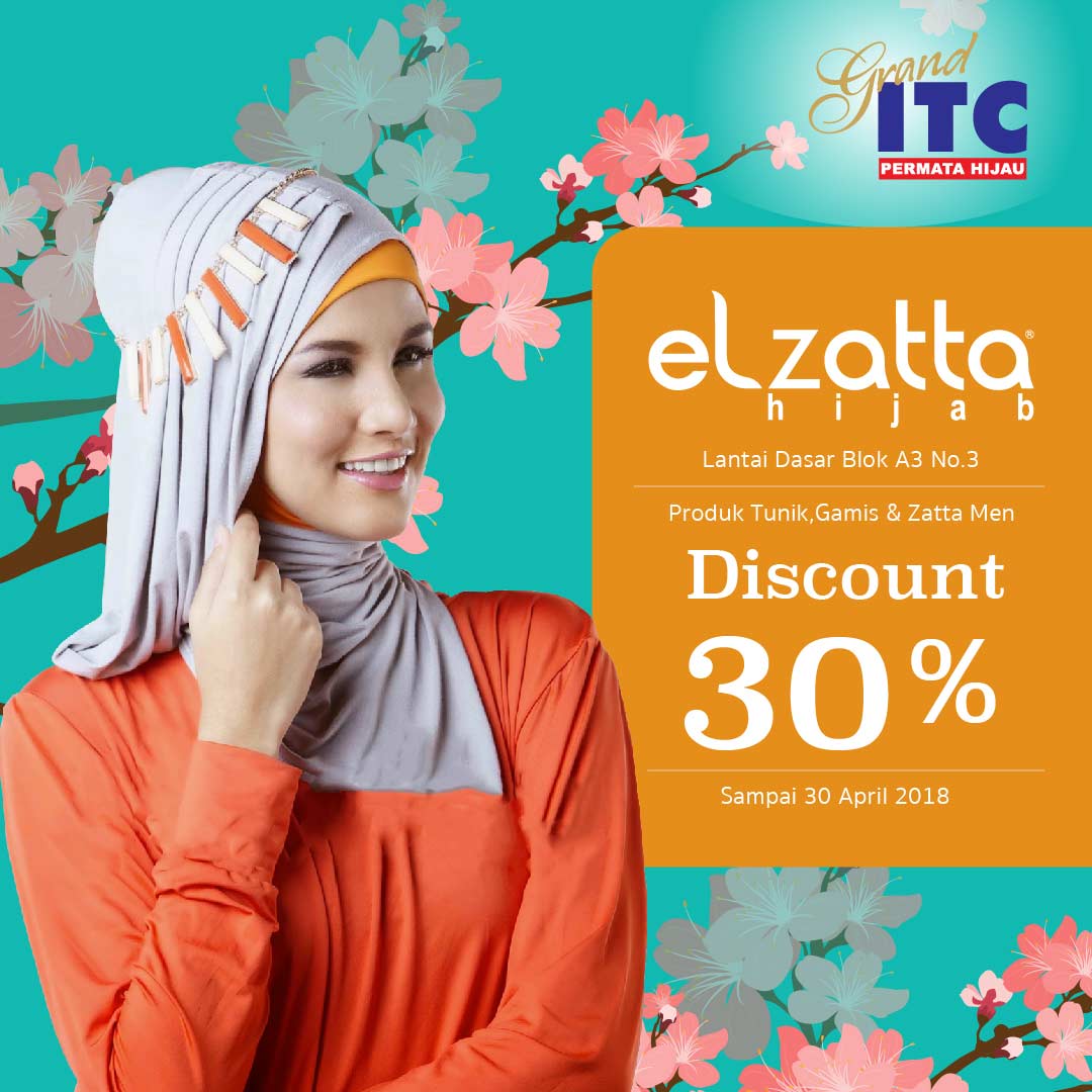 GrandITC_PH's tweet photo. Smart shoppers ingin cari fashion hijab seperti gamis atau tunik dengan harga terjangkau? 

Coba intip koleksi di Elzatta Hijab Lantai Dasar A3 No. 3 #GrandITCPermataHijau mereka sedang mengadakan diskon hingga 30% lho, yuk buruan mampir! https://t.co/FHunOPAt36