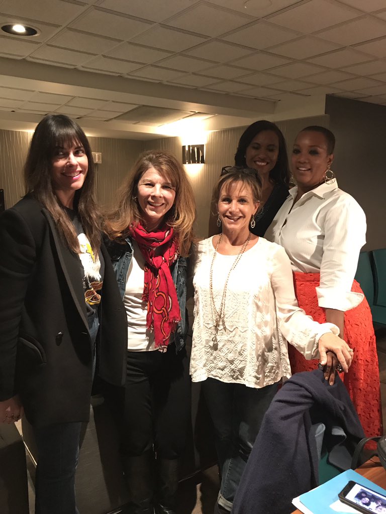 Inclusionists's tweet photo. Some fierce women together taking the stage to talk about building inclusive cultures across industries #TheFutureSheBuilt @reginarobertson #DrStacySmith @mjubelirer @ChristineSimmo @TheGabrielle_C @selectnext https://t.co/gJfr29oyCC