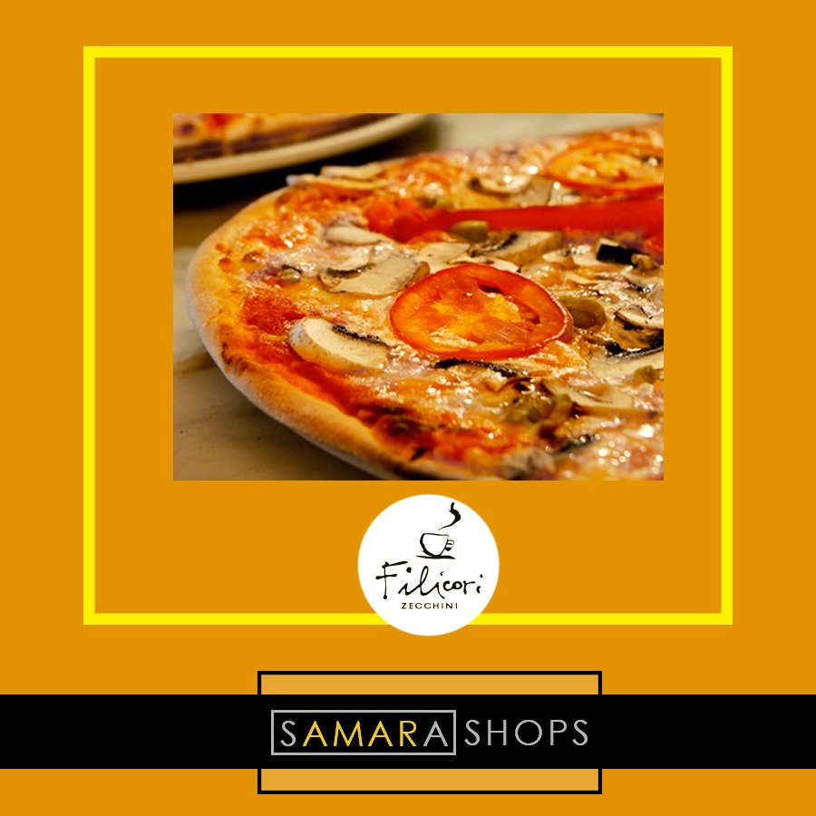 ¿Se te antojo una pizza a la leña? Ven a Filicori, comida italiana de gran sabor en el Mercado Gourmet de #MercadoGourmet #SamaraShops