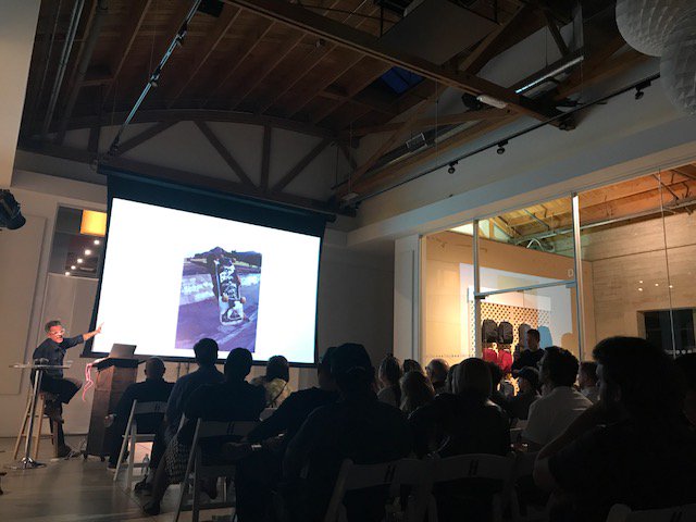 goincase's tweet photo. “The thing with @christianhosoi was his father was an artist, and he was really my first introduction to art and what not….it just stuck with me.” Mark Oblow talks about his early days as an artist. Watch now: https://t.co/ql6OAS9nfA #casestudieslive https://t.co/en7fD2cv24