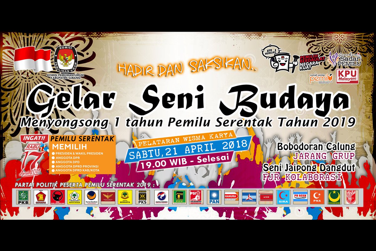 aria_pringga's tweet photo. kuyy akhh.. mLem minggu, 21 april 2018 di peLataran wisma karya.. https://t.co/oFgZrzxC4b