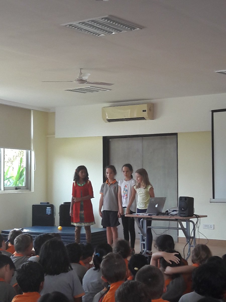 MariaCHamblin's tweet photo. A powerful and creative Earth Day assembly to spread an important message! Well done P3, P6 and the nature squad. #earthday2018 #studentagency #SISaction #SISlearns https://t.co/O5MDxmv6QP