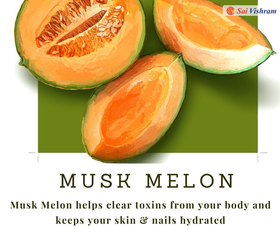 Did you know? Musk Melon will clear toxins from your body and keeps your skin & nails hydrated

#didyouknow #beautytips #muskmelon #removestoxins #nails #spaathome #spatips #skintips #Happiness2018 #Gethealthy #balkatmane #saivishram