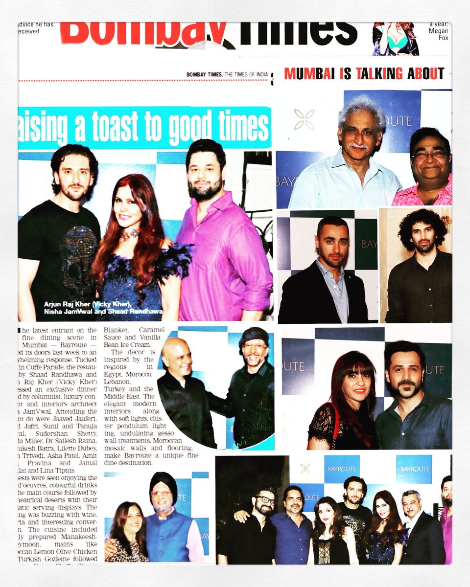 nishjamvwal's tweet photo. #Dinner hosted curated orchestrated for @BayrouteDining #CuffeParade by @Nishjamvwal #Luxury showcasing most exciting cuisine presented in spectacular pageantry #raiseatoast to #internationalcuisine #tothegoodtimes with #BeautifulPeople @kherofficial @Shaadrandhawa @jaavedjaaferi https://t.co/kfWzAkbPYg
