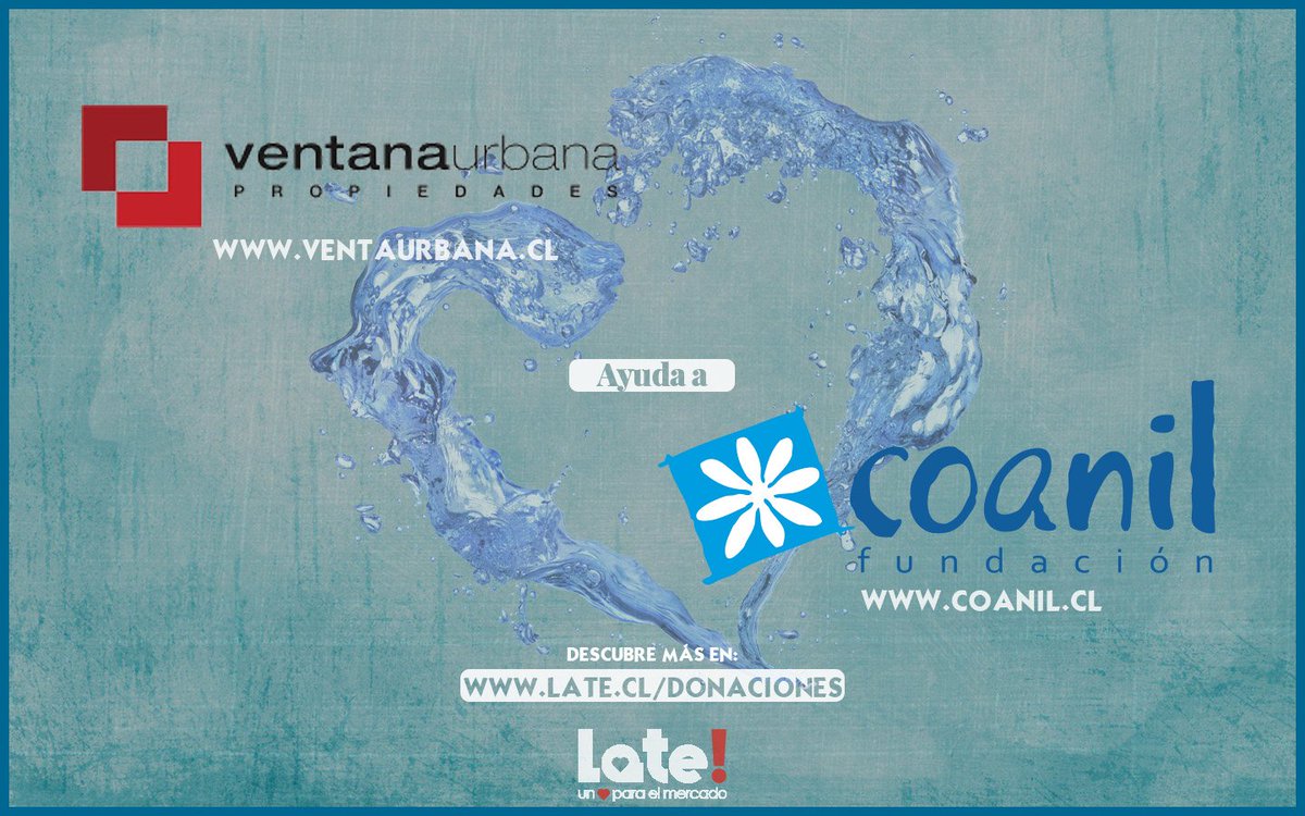 Ventana urbana ayuda a <a href="/fcoanil/">Fundación Coanil</a> a través de nuestros productos. Eso nos pone muy contentos 😁❤️😊. 
Descubre más sobre nuestras donaciones en late.cl/donaciones