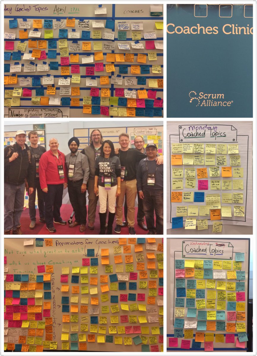 It is such an amazingly fulfilling experience to facilitate Coaches Clinic at Global Scrum Gathering #SGMSP18!

With the support from fellow coaches of Scrum Alliance Coaches Community, we offered a total of 271 coaching sessions &amp;  a daily record of 145 sessions on April 17th!