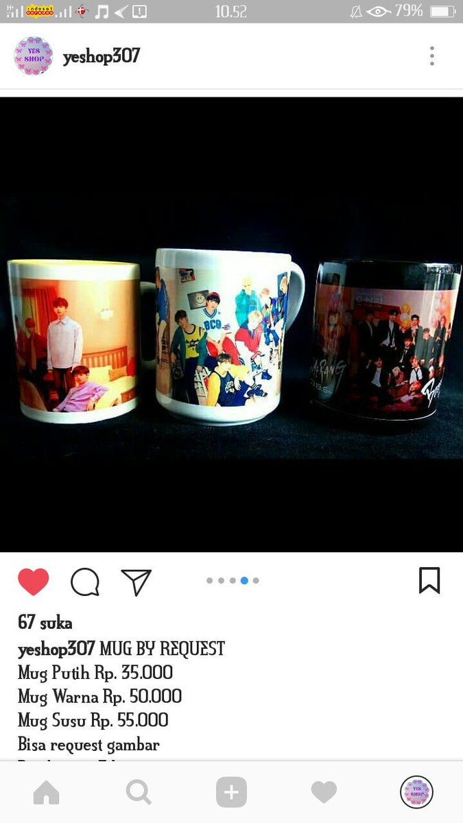 Yes_Shop307's tweet photo. MUG BY REQUEST 
Mug Putih Rp. 35.000
Mug Warna Rp. 50.000
Mug Susu Rp. 55.000
Bisa request gambar
Pembuatan 7 hari

Chat pilih satu :
WA : 082233625108
LINE : yeskshop307

#yeshop307 #kshopbojonegoro #kpopshop #kshop #bts #exo #suju #nct #army #exol #elf https://t.co/IVOhr0zKE5