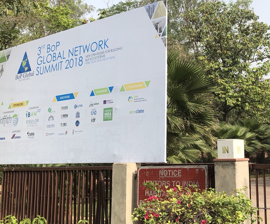 Fernando_Casado's tweet image. Here we go! The 3rd Global Network Summit starts! - remembering #Prahalad #BoPSummit18 #NewDelhi #India